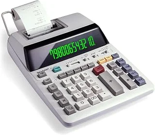 Sharp EL-1801V Ink Printing Calculator, 12-Digit LCD, AC Powered