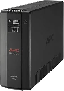 APC BX1500M UPS Battery Backup & Surge Protector for Computers, Electronics
