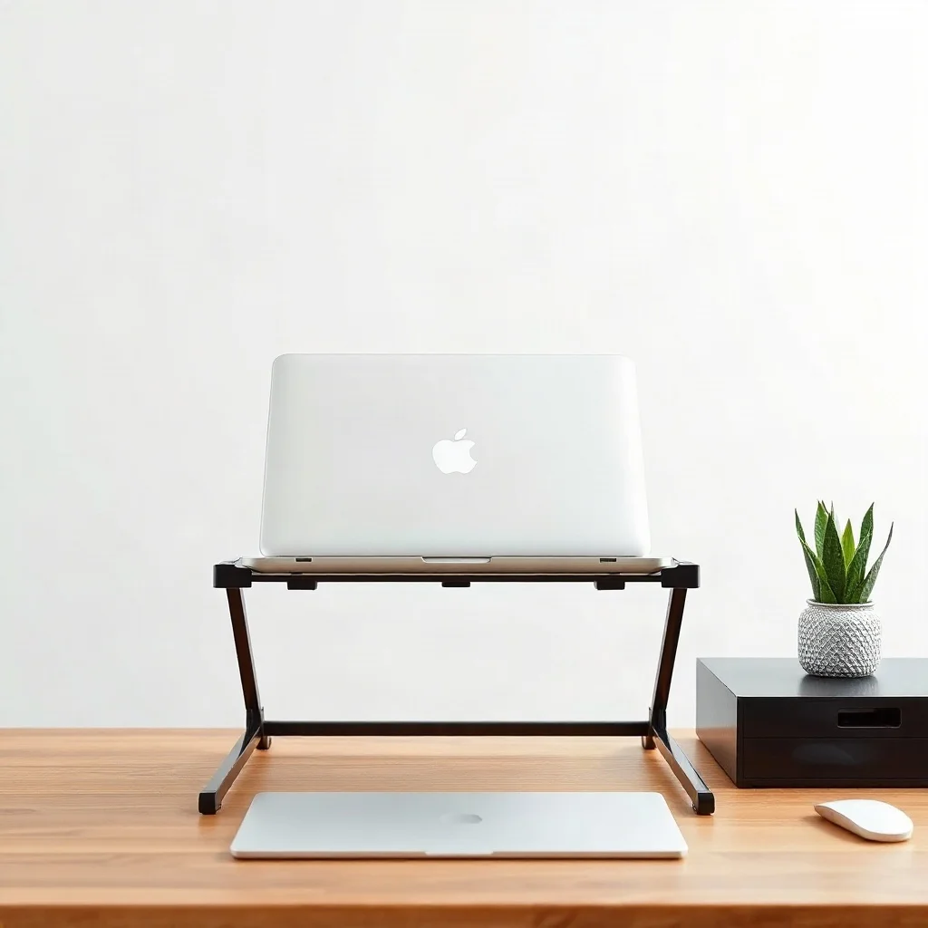 Adjustable Metal Laptop Stand Riser for Desk