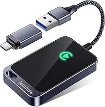 Jemluse Wireless CarPlay Adapter for Apple iPhone, Multi-User Seamless Connection