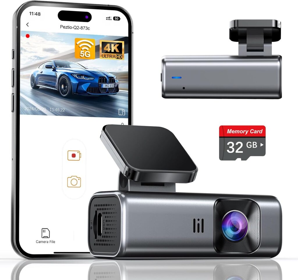 Galphi 4K Dash Cam Front Review: Compact 5GHz WiFi Dashcam